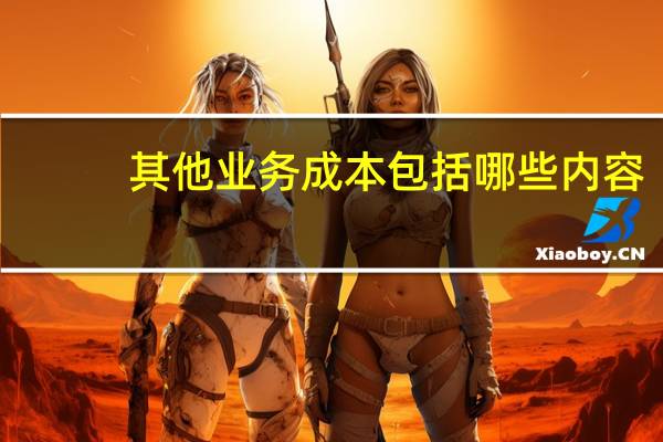 其他业务成本包括哪些内容