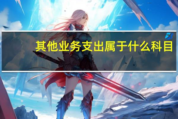 其他业务支出属于什么科目