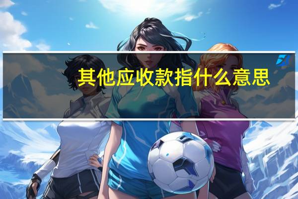 其他应收款指什么意思