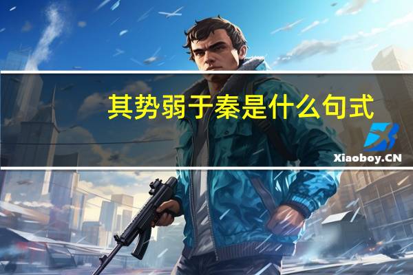 其势弱于秦是什么句式