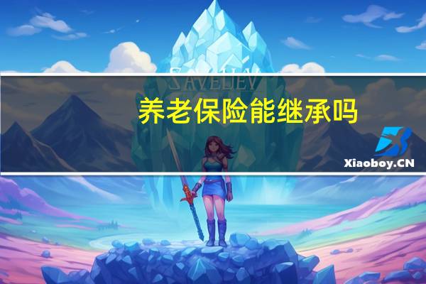 养老保险能继承吗