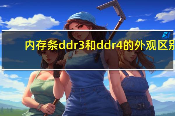内存条ddr3和ddr4的外观区别