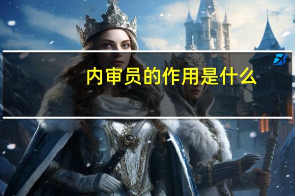 内审员的作用是什么