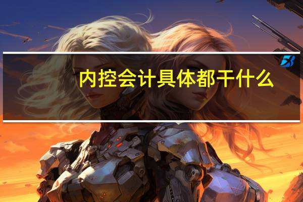 内控会计具体都干什么