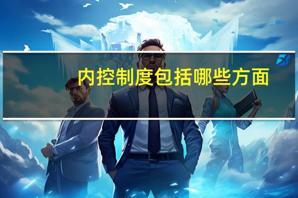 内控制度包括哪些方面