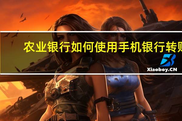 农业银行如何使用手机银行转账