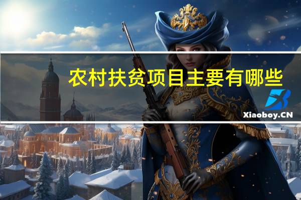 农村扶贫项目主要有哪些