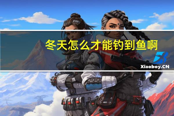 冬天怎么才能钓到鱼啊