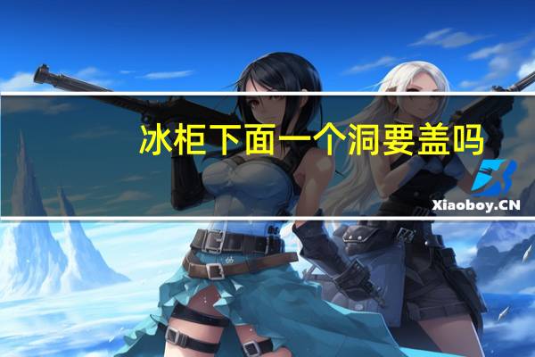 冰柜下面一个洞要盖吗