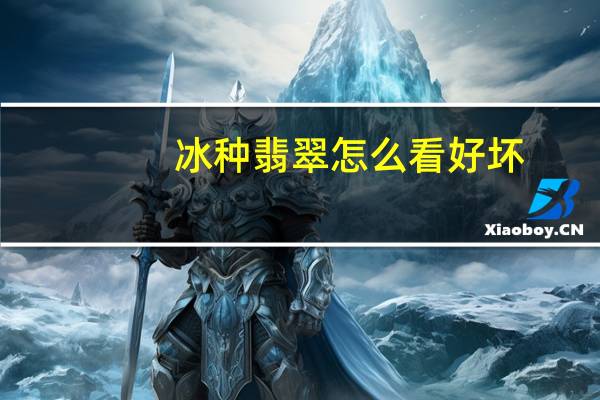 冰种翡翠怎么看好坏