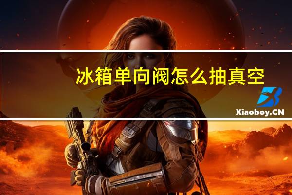 冰箱单向阀怎么抽真空