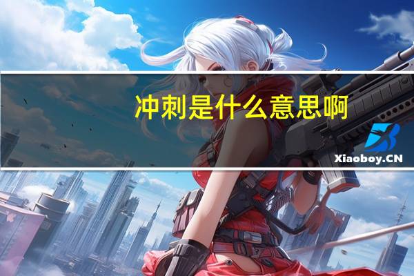 冲刺是什么意思啊