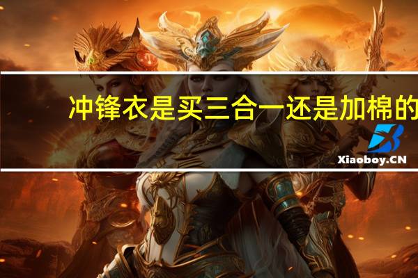 冲锋衣是买三合一还是加棉的