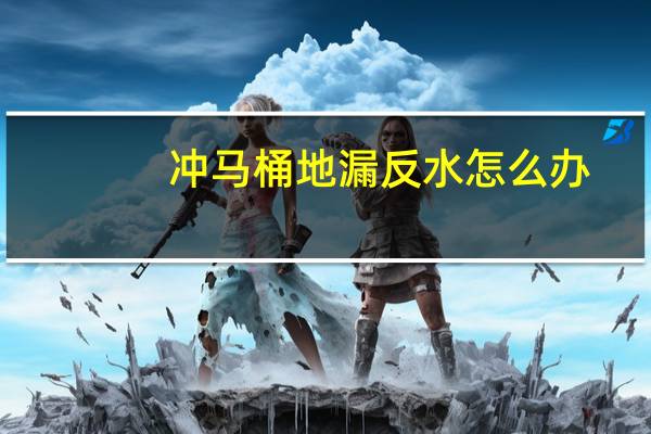 冲马桶地漏反水怎么办