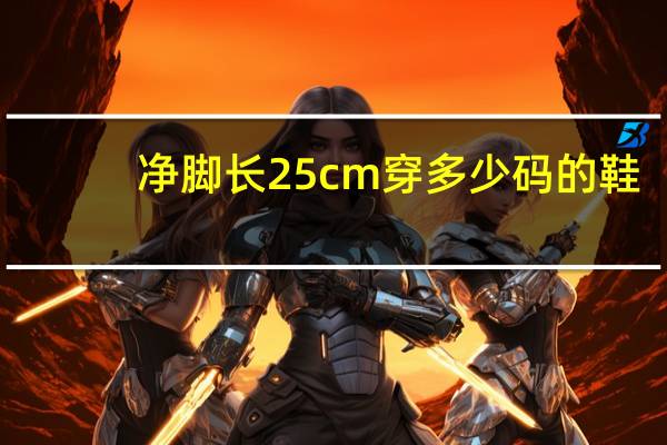 净脚长25cm穿多少码的鞋