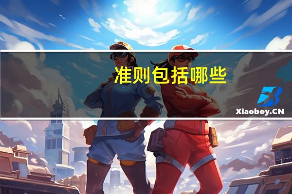 准则包括哪些