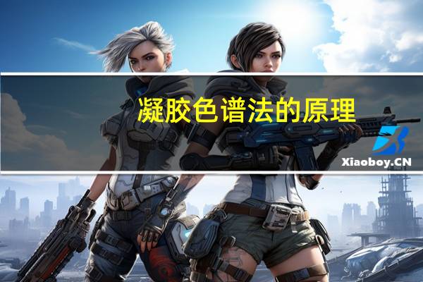 凝胶色谱法的原理
