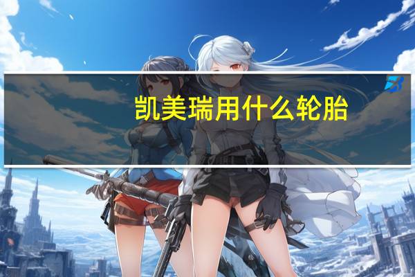 凯美瑞用什么轮胎