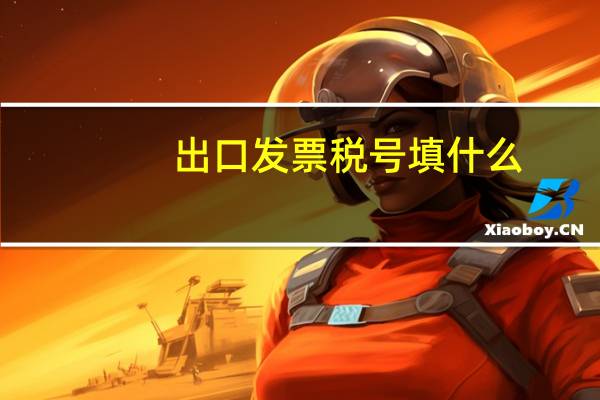 出口发票税号填什么