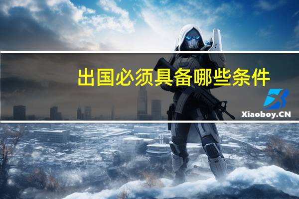出国必须具备哪些条件