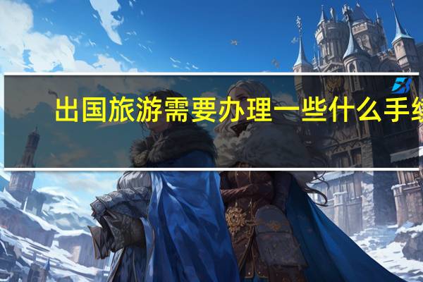 出国旅游需要办理一些什么手续