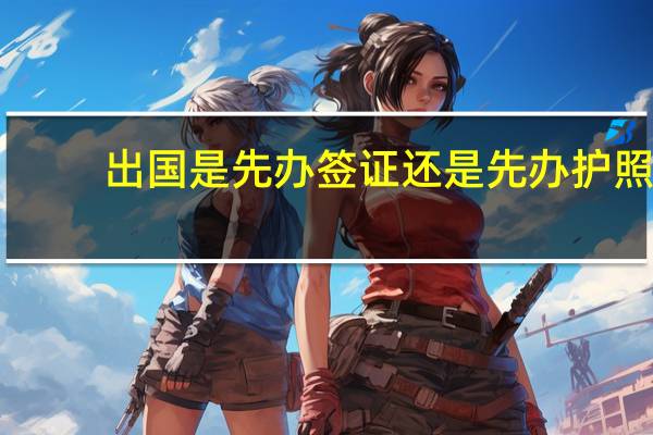 出国是先办签证还是先办护照