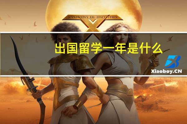 出国留学一年是什么