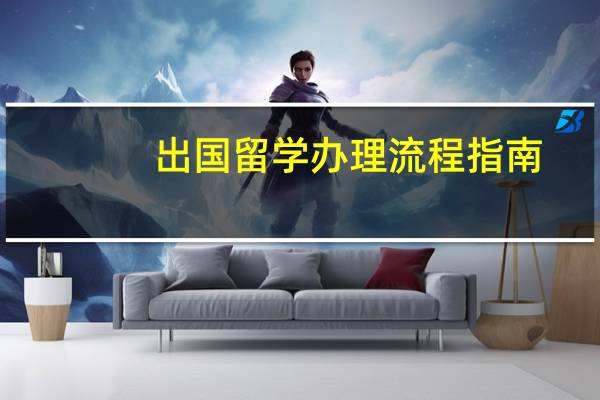 出国留学办理流程指南