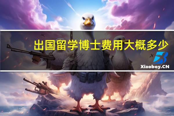 出国留学博士费用大概多少，各国留学读博费用大揭秘