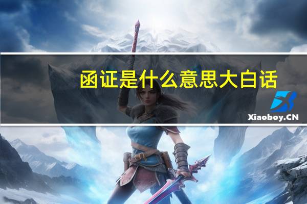 函证是什么意思大白话