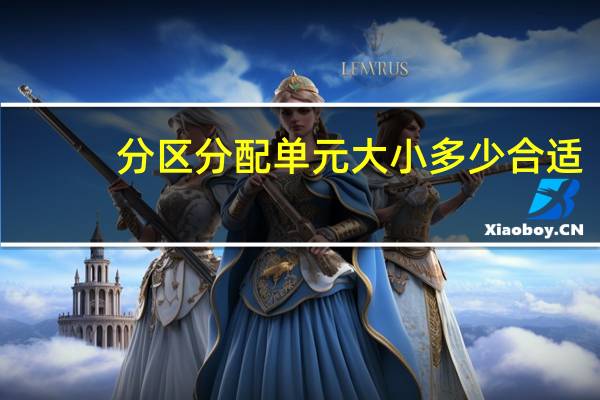 分区分配单元大小多少合适