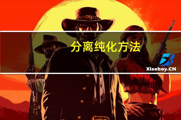 分离纯化方法