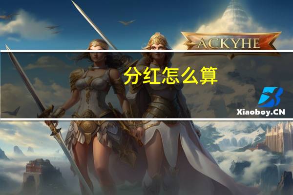 分红怎么算