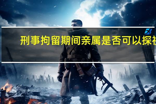 刑事拘留期间亲属是否可以探视