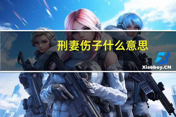 刑妻伤子什么意思