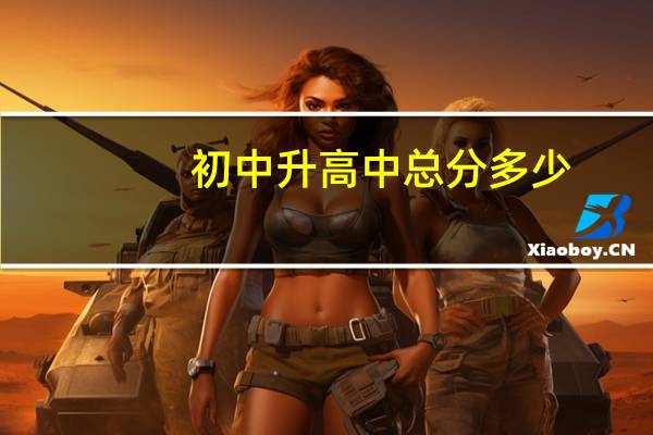 初中升高中总分多少
