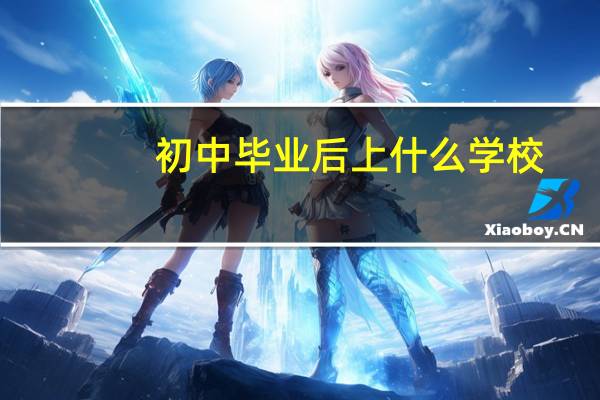 初中毕业后上什么学校