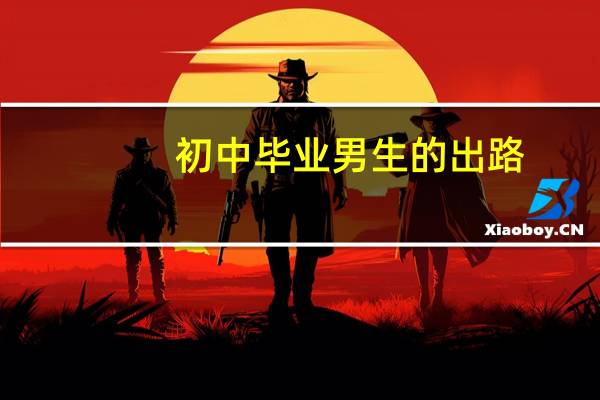 初中毕业男生的出路