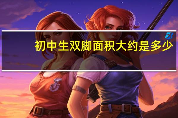 初中生双脚面积大约是多少