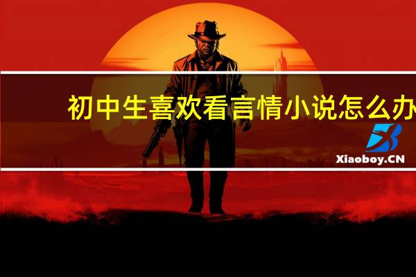 初中生喜欢看言情小说怎么办