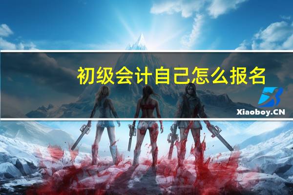 初级会计自己怎么报名