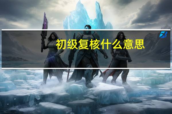 初级复核什么意思