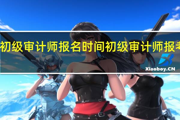 初级审计师报名时间 初级审计师报考条件