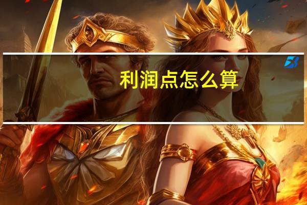 利润点怎么算