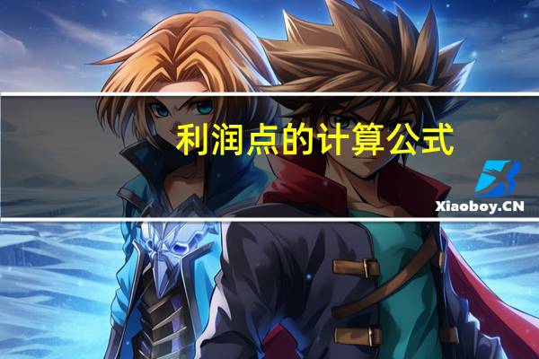 利润点的计算公式