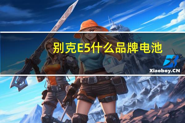 别克E5什么品牌电池