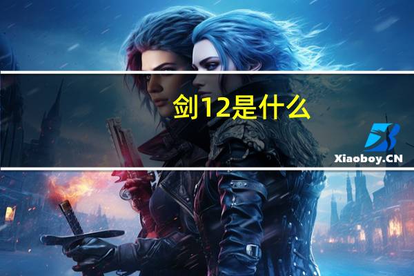 剑12是什么