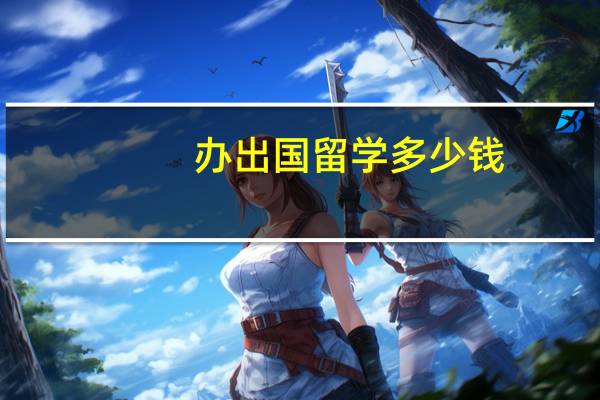 办出国留学多少钱