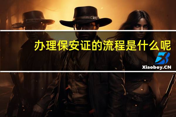 办理保安证的流程是什么呢