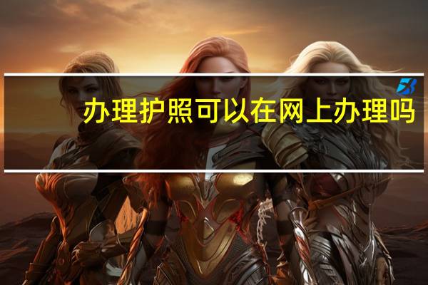办理护照可以在网上办理吗